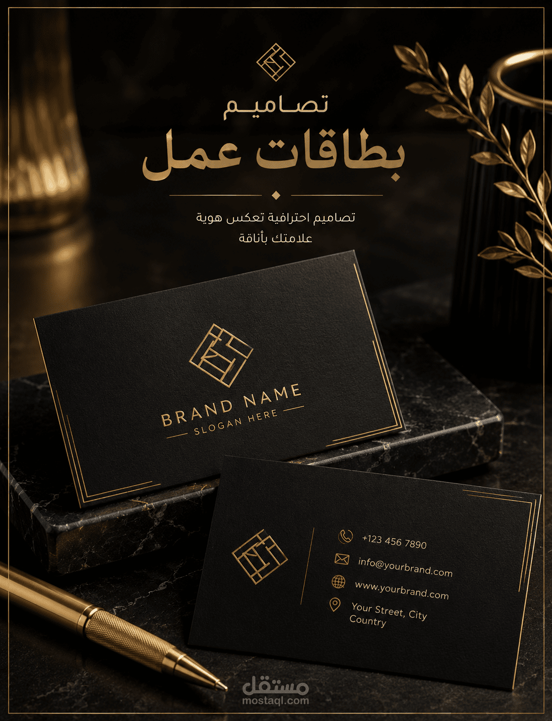 هويتك المهنية (بطاقات عمل)