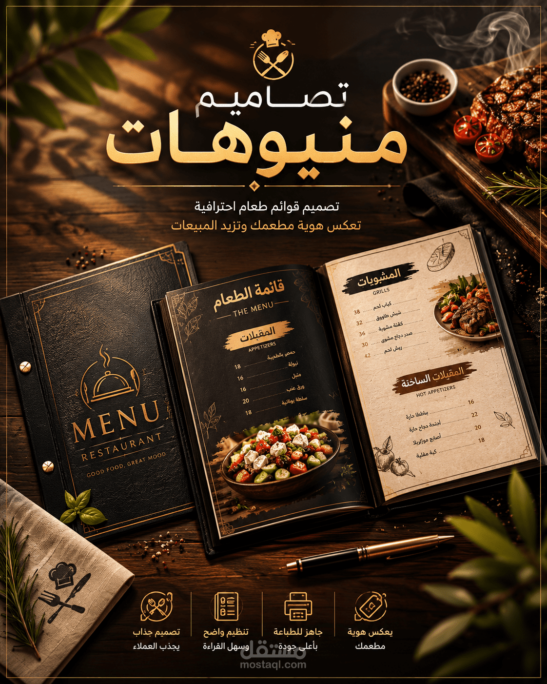 تصاميم منيوهات
