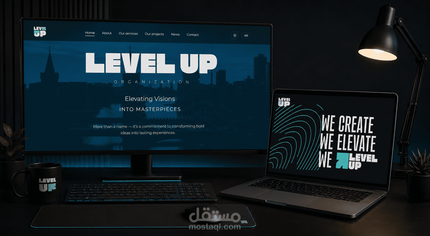 LevelUp Organization Website