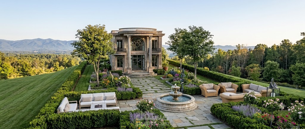 تصميم معماري نيو-كلاسيكي 3D ورندر واقعي | Modern Neo-Classical Villa