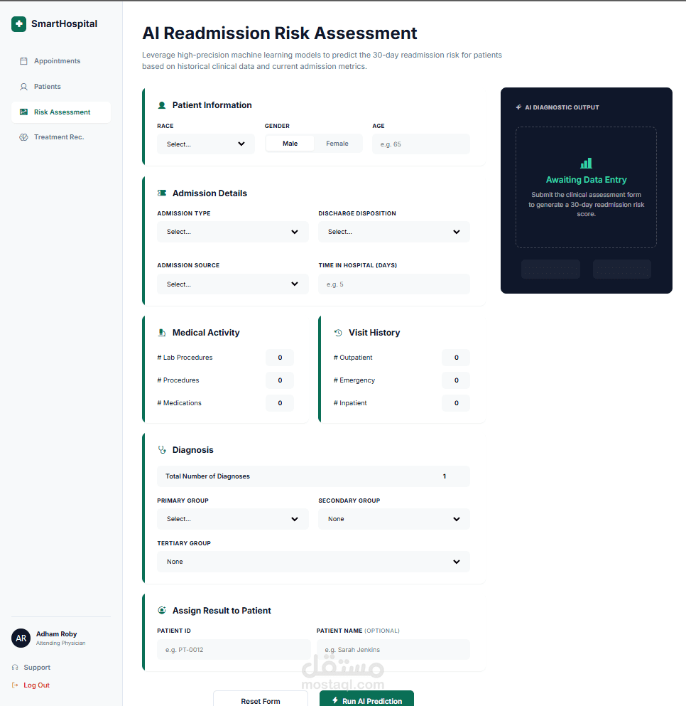 Smart Hospital Management & Decision Support System