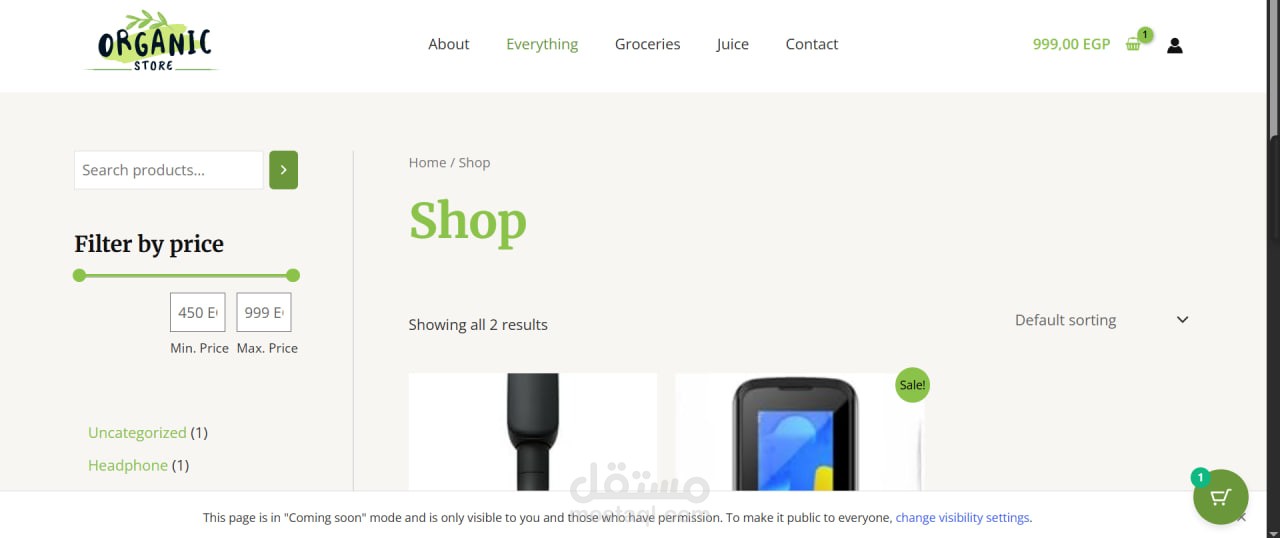 E-Commerce Store Development with WordPress & WooCommerce