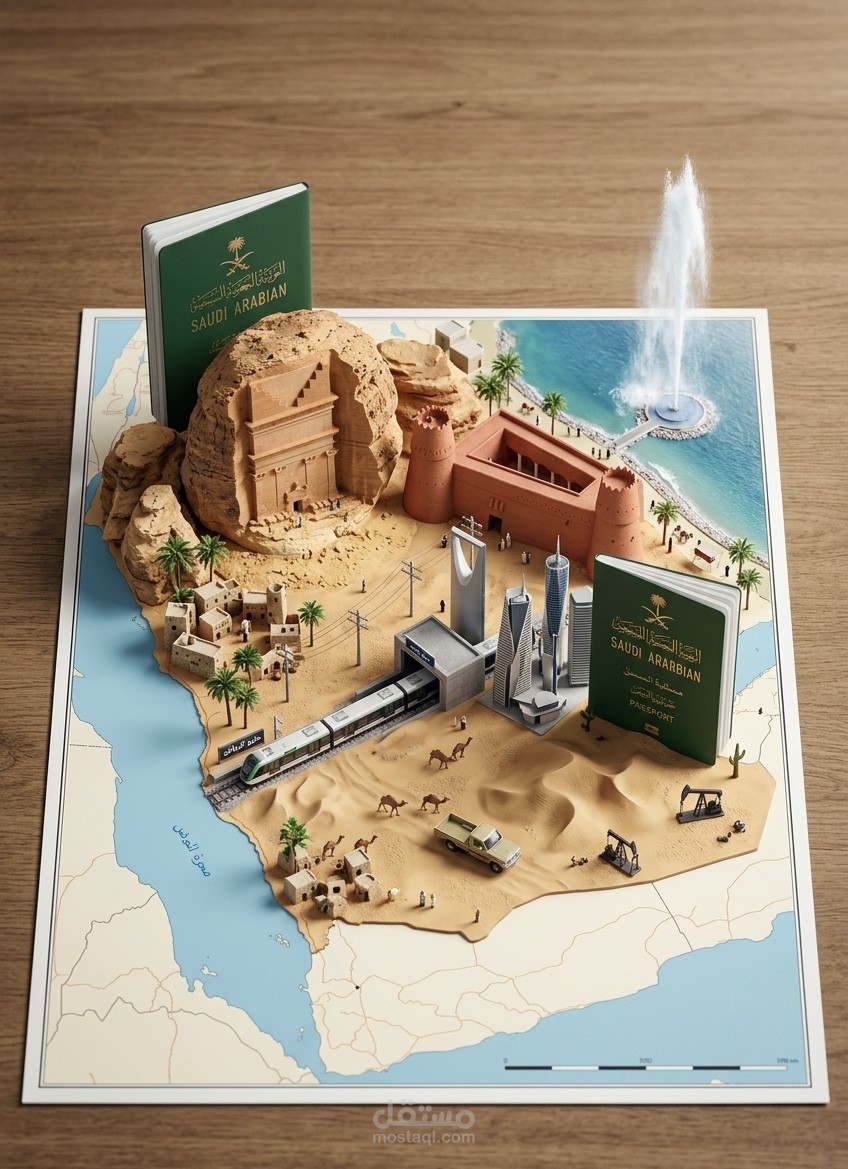 تصميم للمملكة العربية السعودية