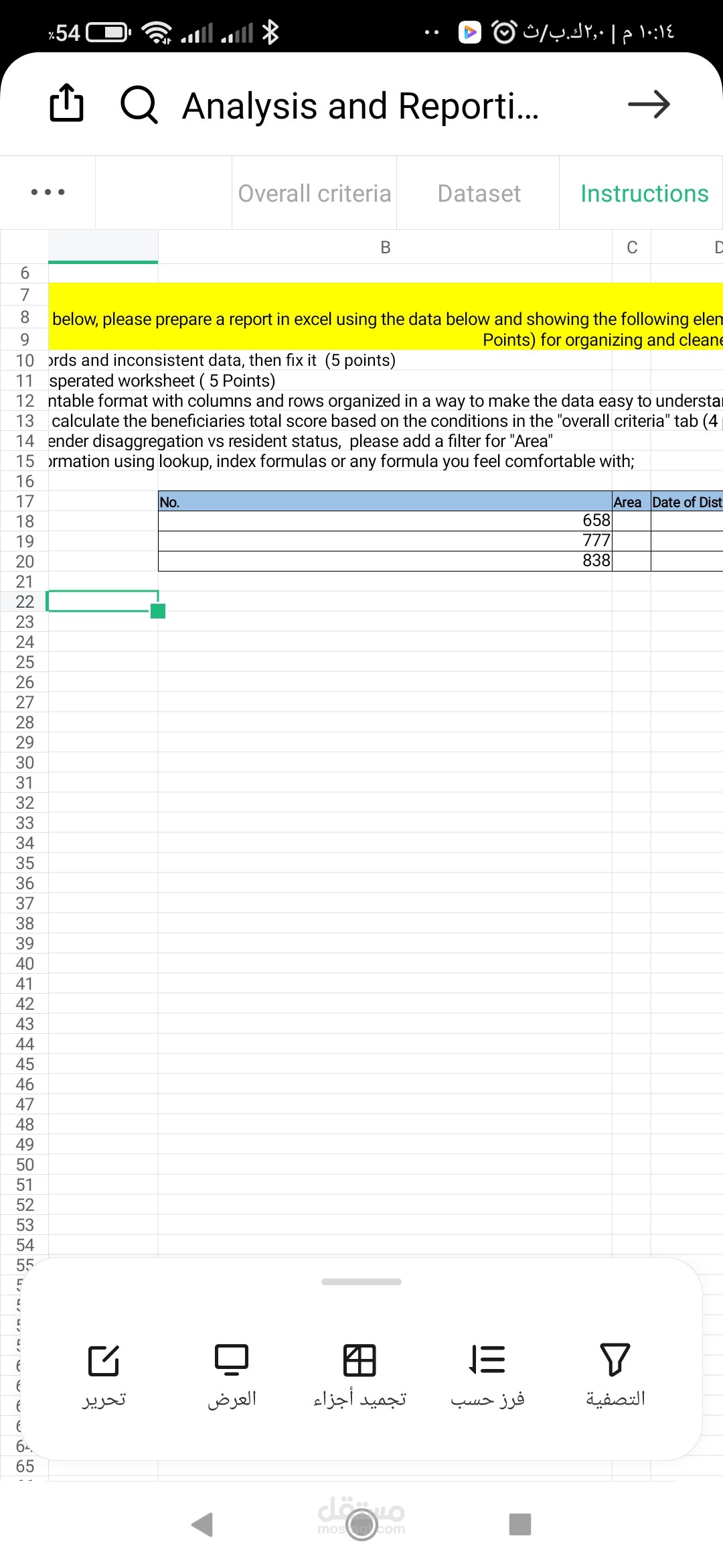 Humanitarian Data Analysis and Reporting Across Multi-Sector Projects