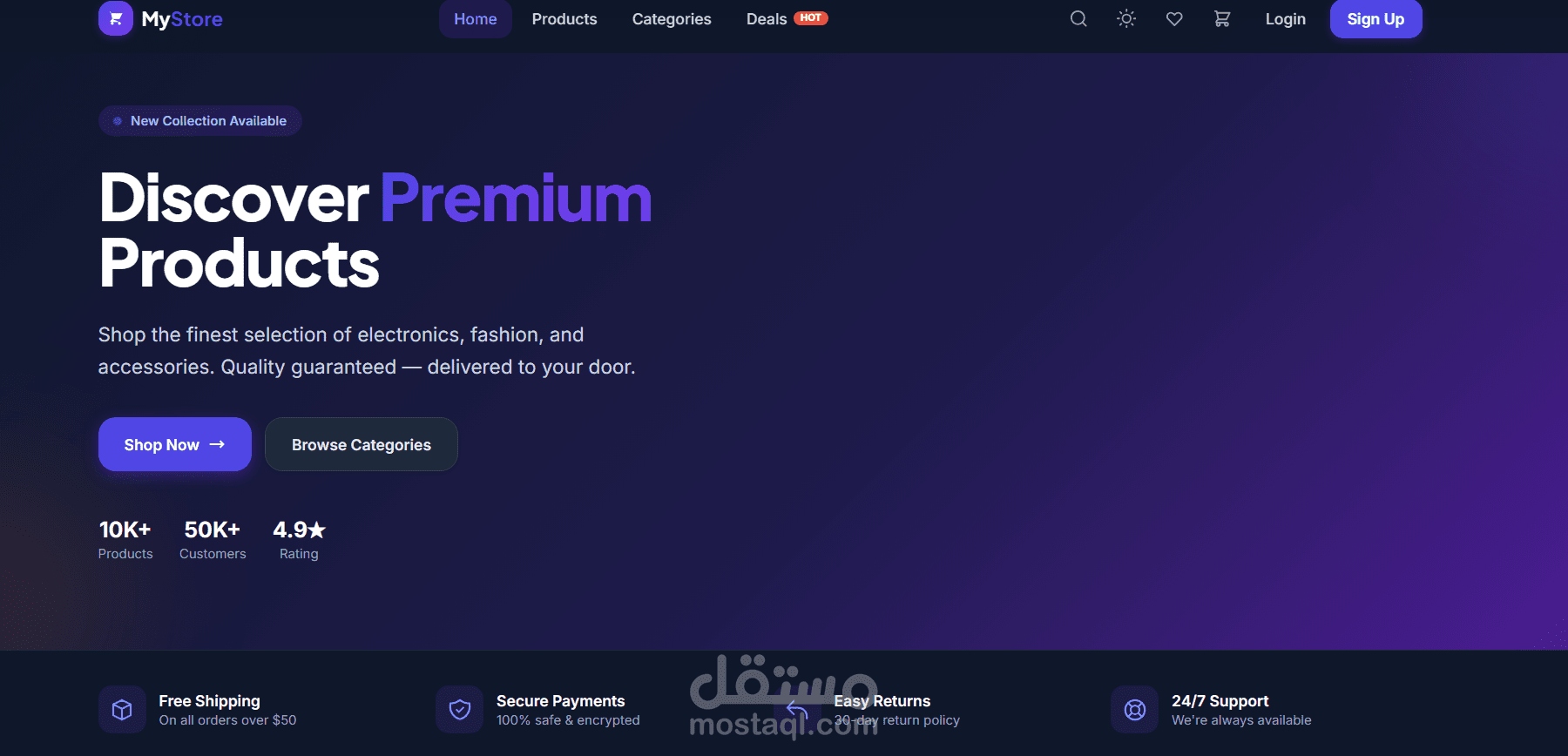 MyStore - Full Stack E-Commerce Platform