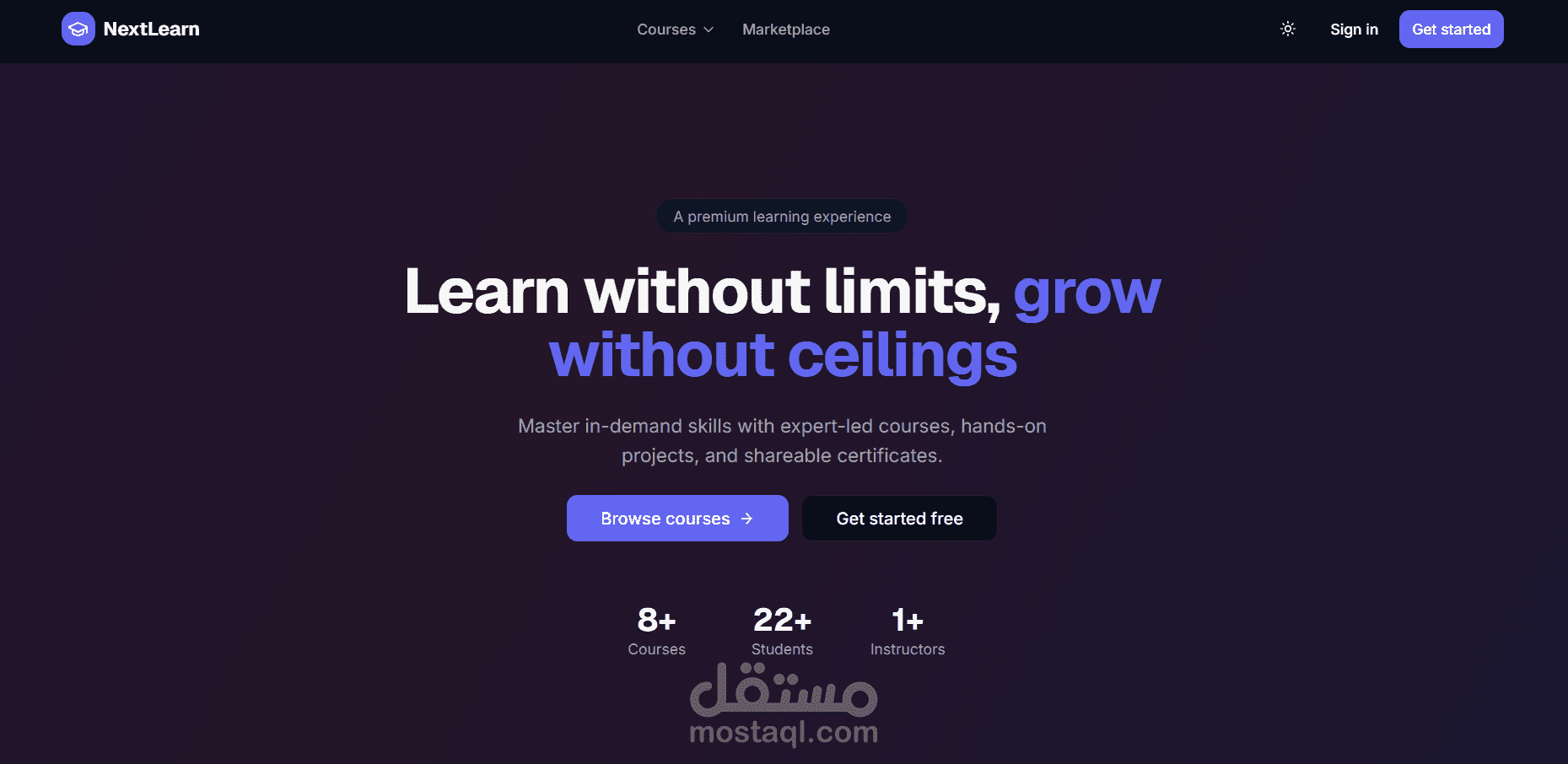 NextLearn - Full Stack Learning Platform