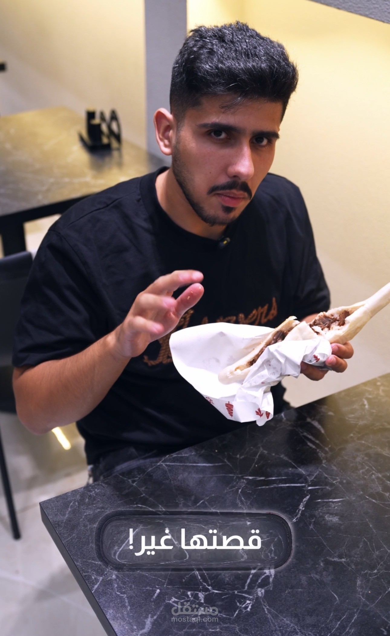فيديو ريلز إعلاني لمطعم شاورمجي