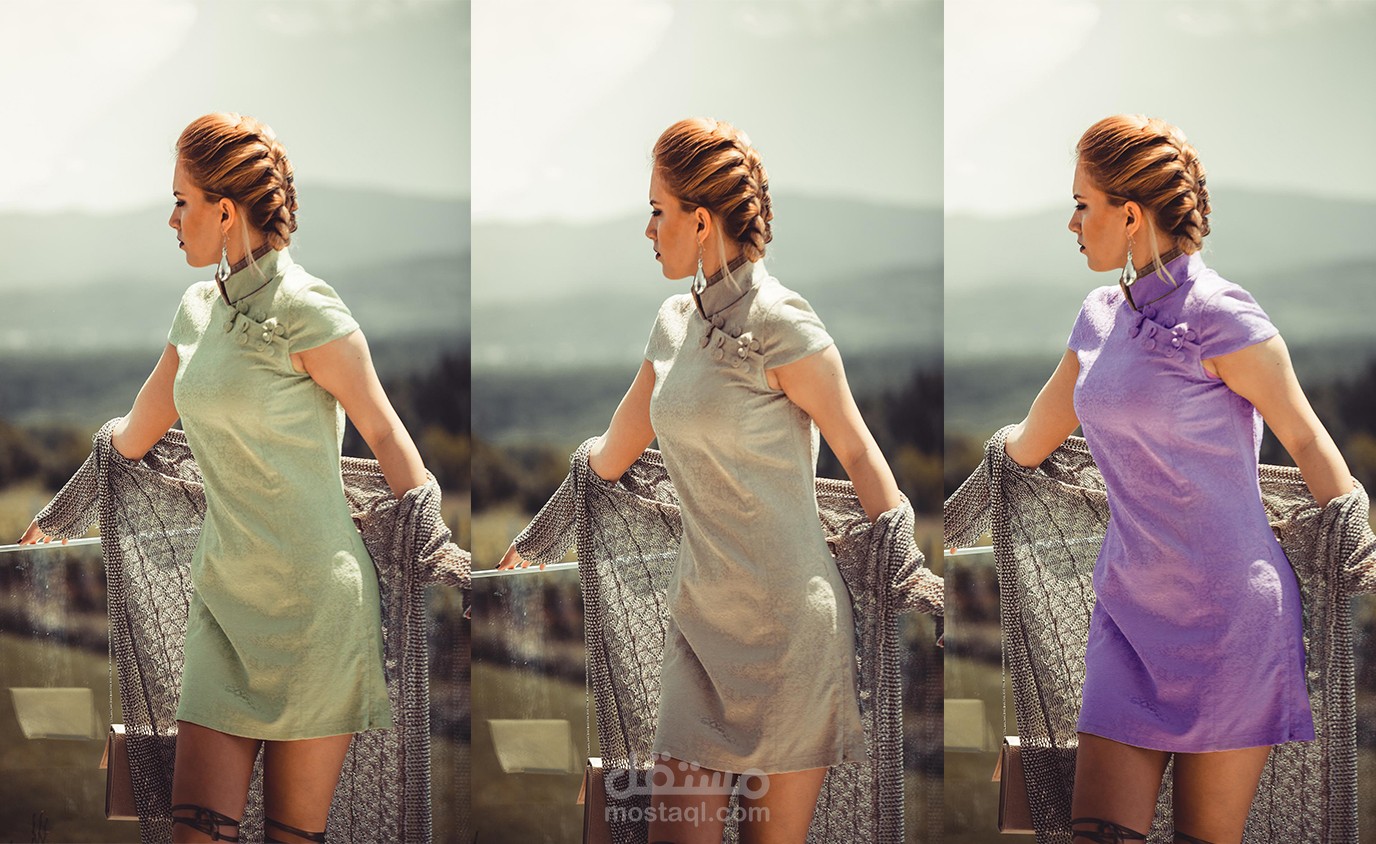 تصميم تغير اللون للملابس