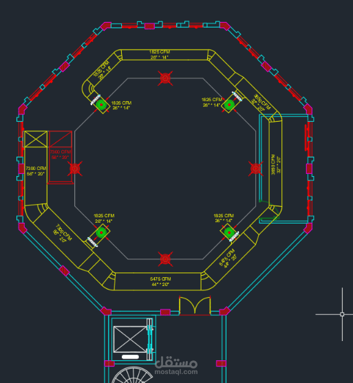 HVAC Packaged Unit System Design for Call Center Facility – Kuwait City