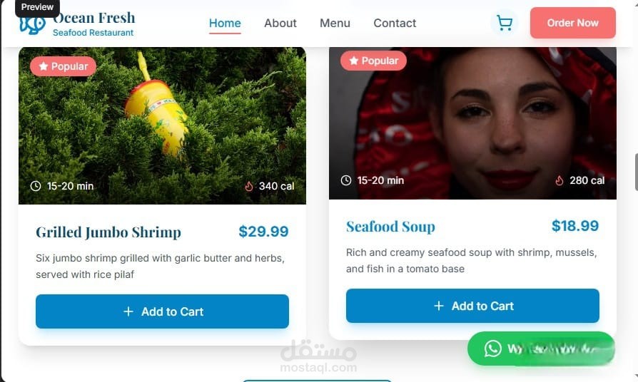 مشروع انشاء مطعم متخصص لبيك جميع انواع الاسماك البحريه