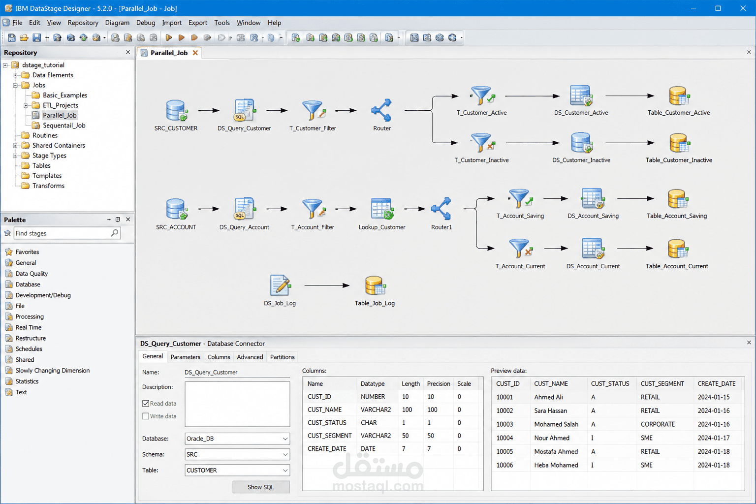 تصميم وتطوير ETL Pipeline باستخدام IBM DataStage