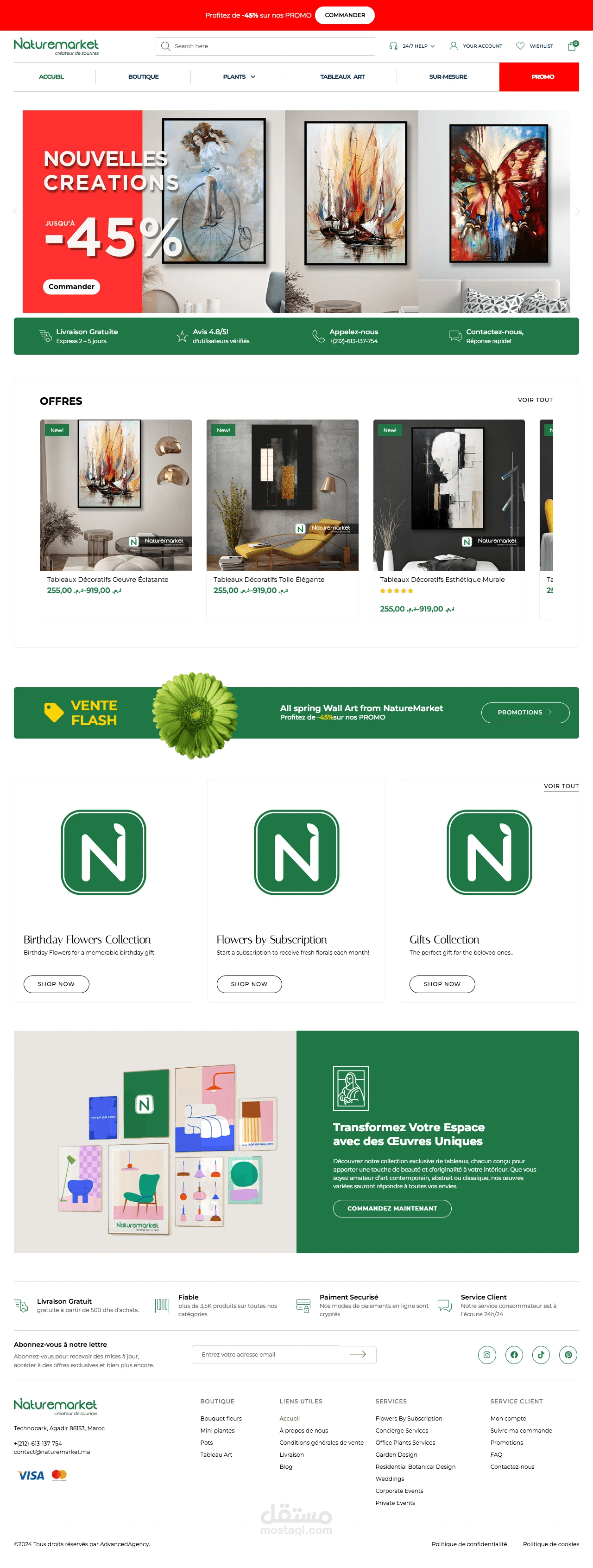 NatureMarket - Ecommerce marketplace