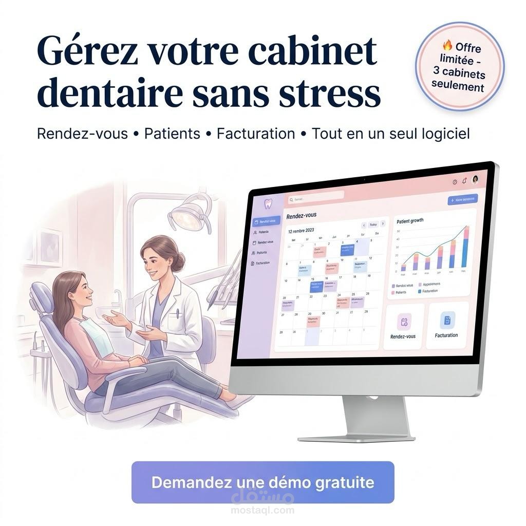 نظام إدارة عيادة الأسنان - Dental Clinic Management System