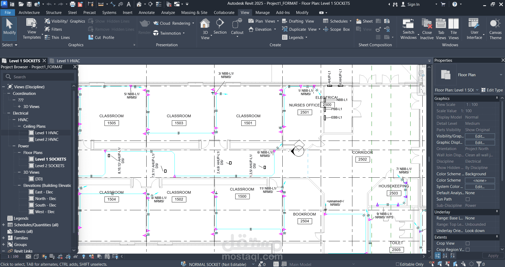مخططات تنفيذية كهربائية متكاملة (Electrical Shop Drawings)