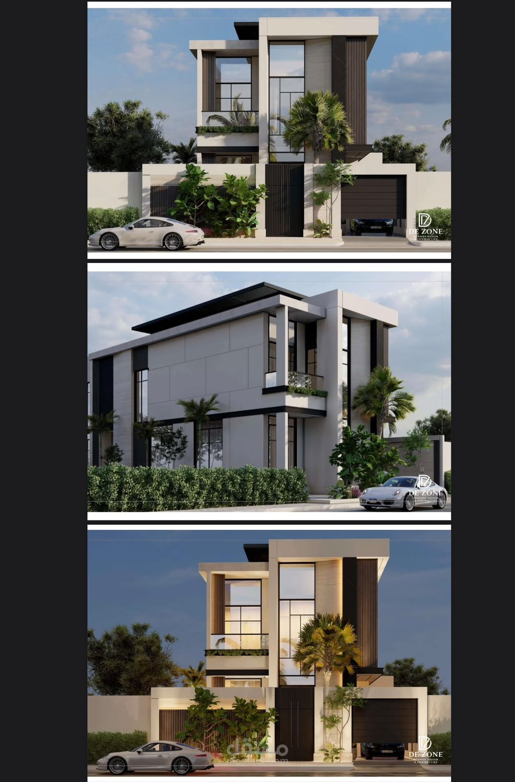 تصميم مودرن لفيلا