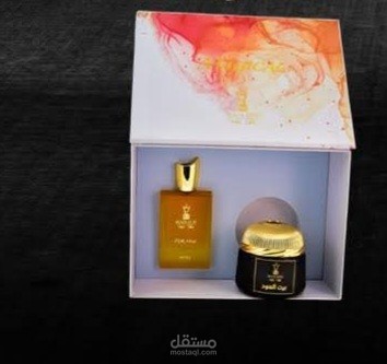 نموذج نص إعلاني لبراند عطور خليجي (أثير)