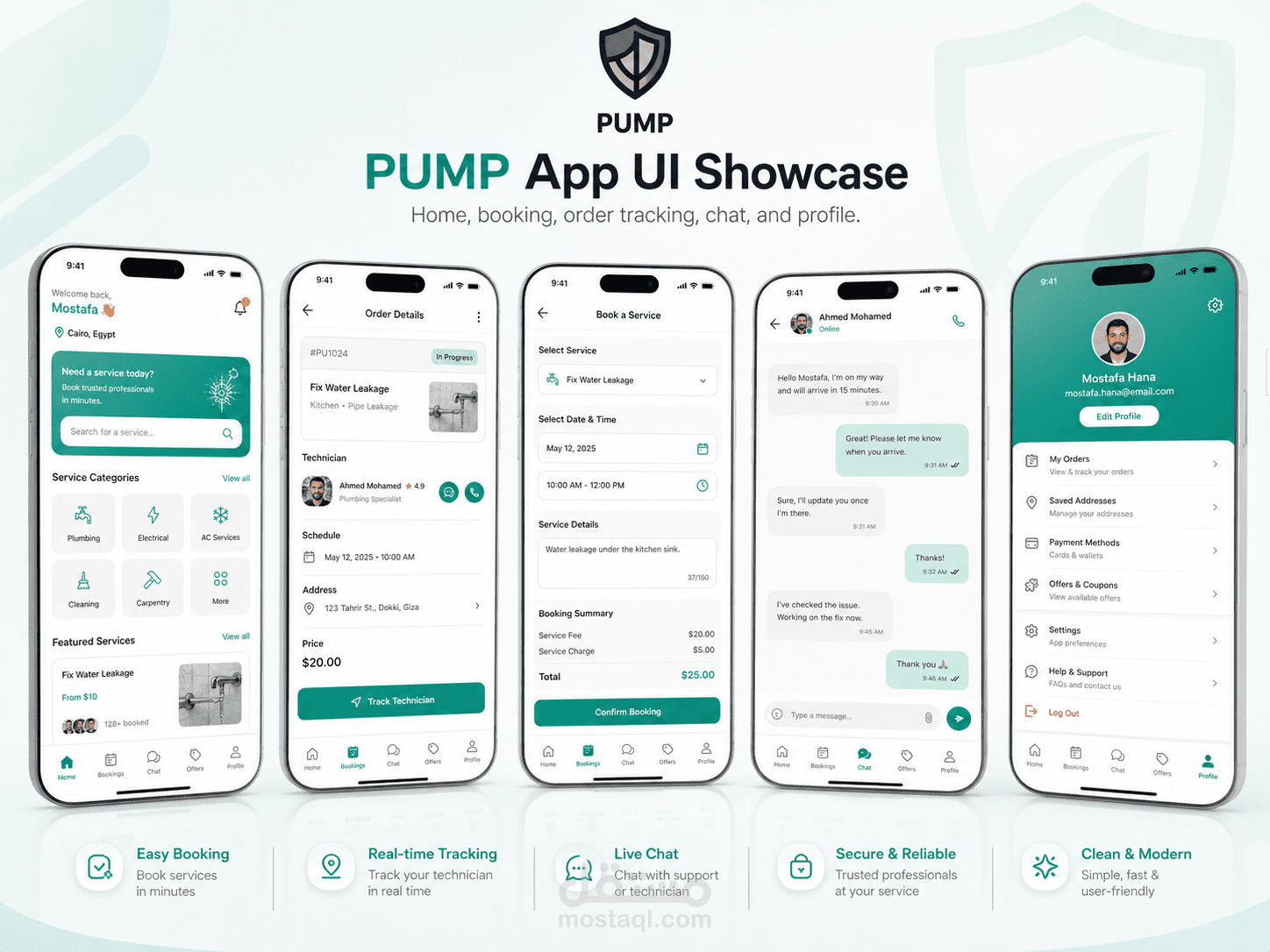 PUMP - Flutter Home Services Marketplace App