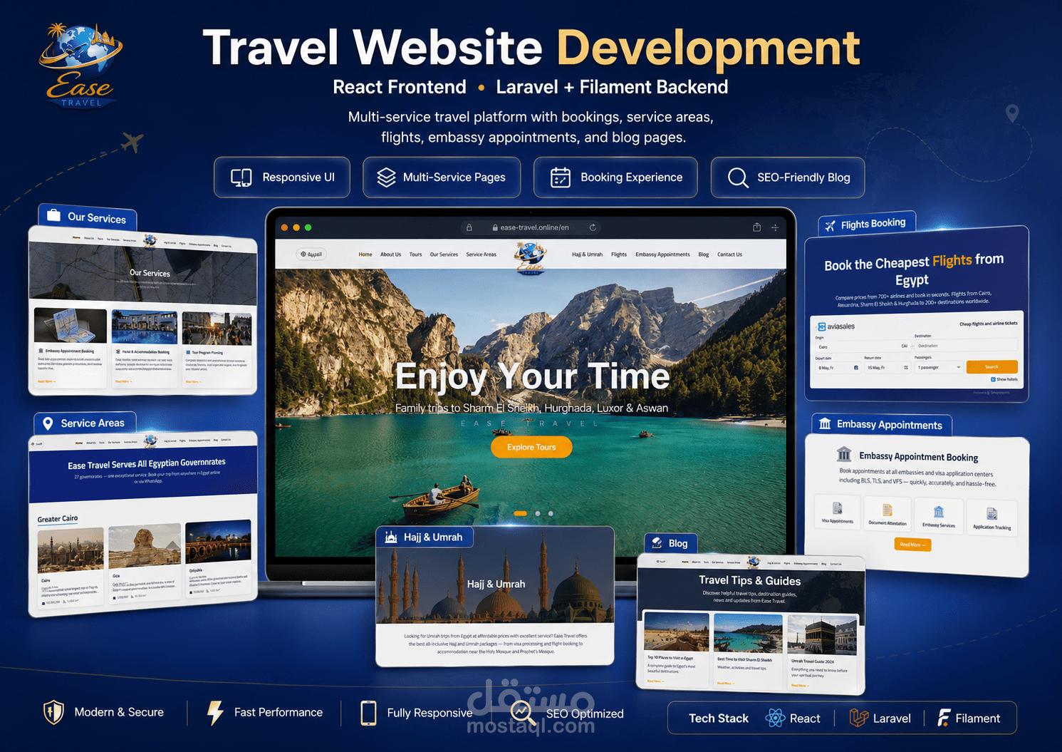Ease Travel - Bilingual Tourism Platform