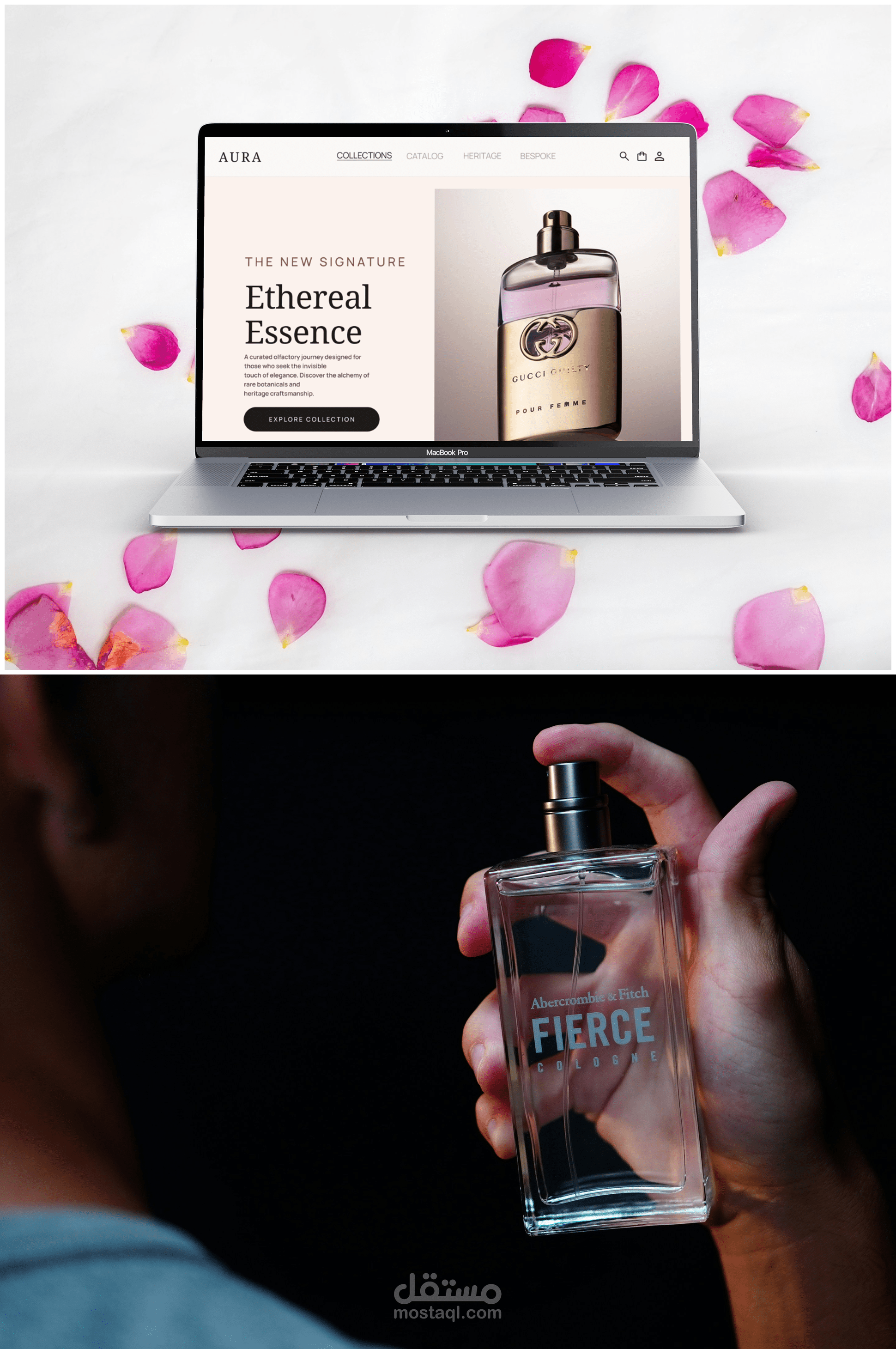 AURA | Luxury Fragrance E-commerce Web Experience