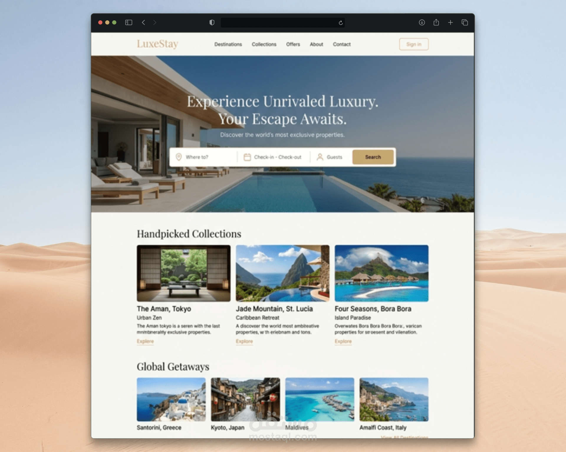 Luxury Hotel Booking Platform
