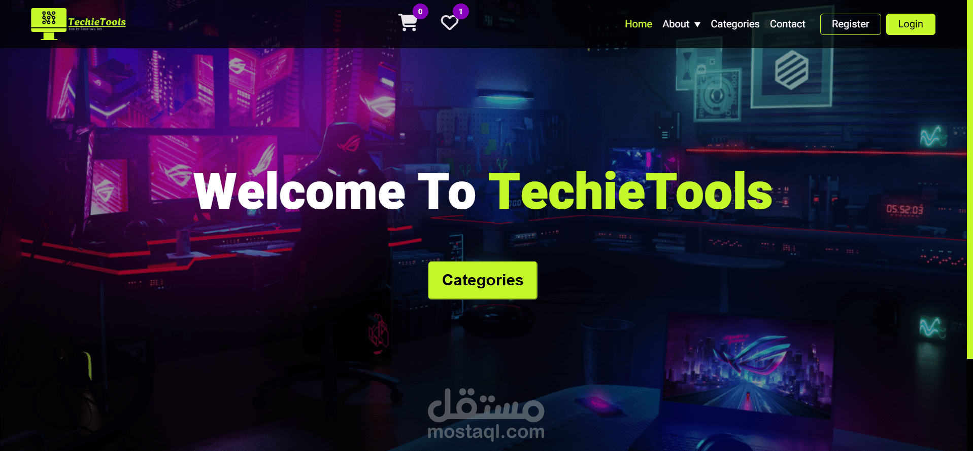 Techie Tools | Gaming Accessories E-Commerce Website
