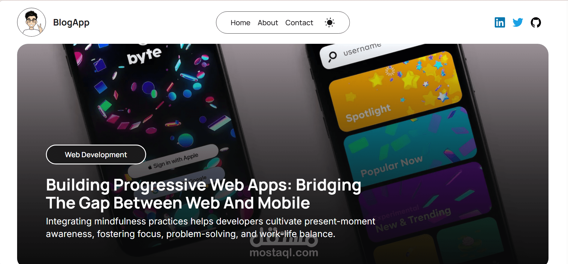 تطوير منصة مدونة شخصية (Blog App) باستخدام Next.js و Supabase