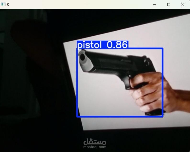 نظام كشف الأسلحة والسلوك المشبوه باستخدام الذكاء الاصطناعي