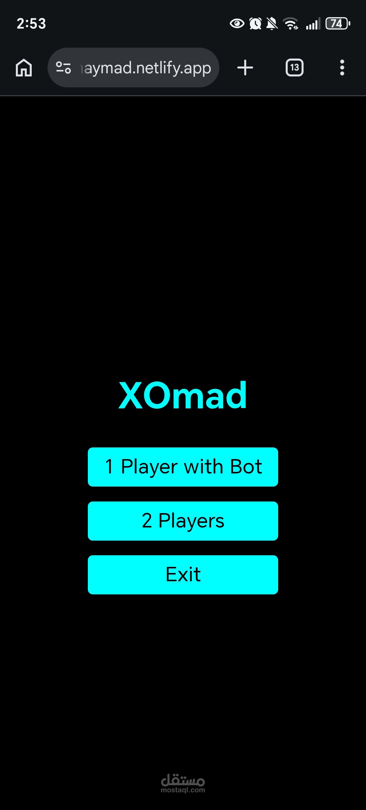 لعبه اكس او
