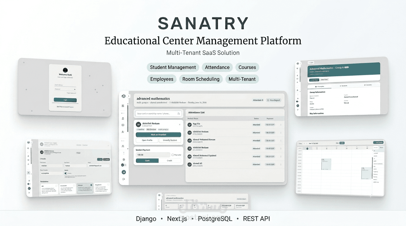 منصة إدارة مراكز تعليمية متعددة الفروع (SaaS)