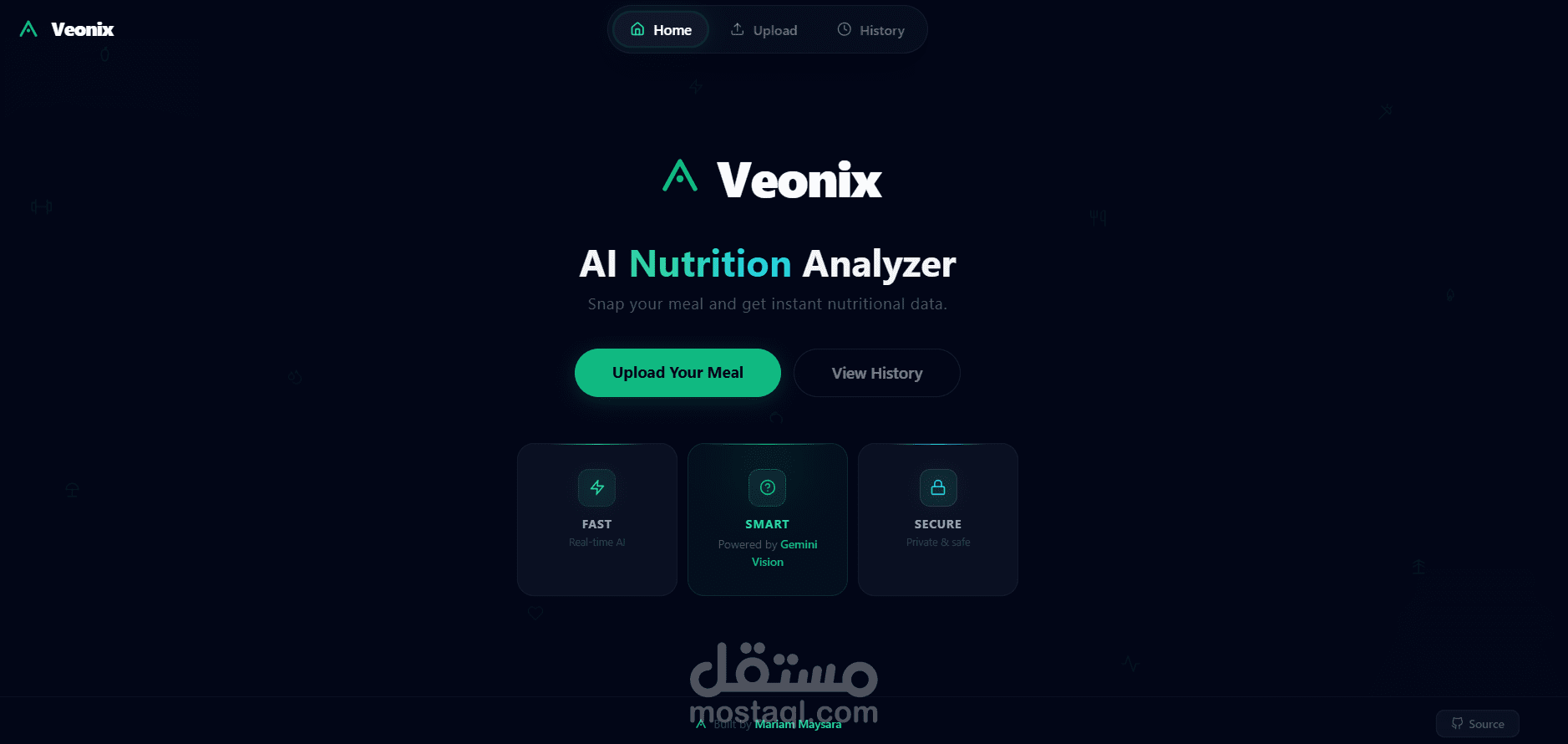 Veonix — AI Nutrition Vision System