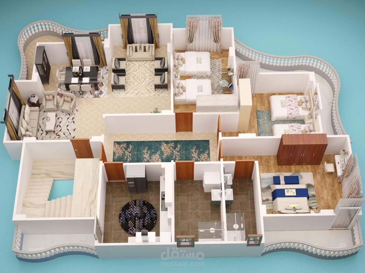 عمارة سكنية بالمنصوره