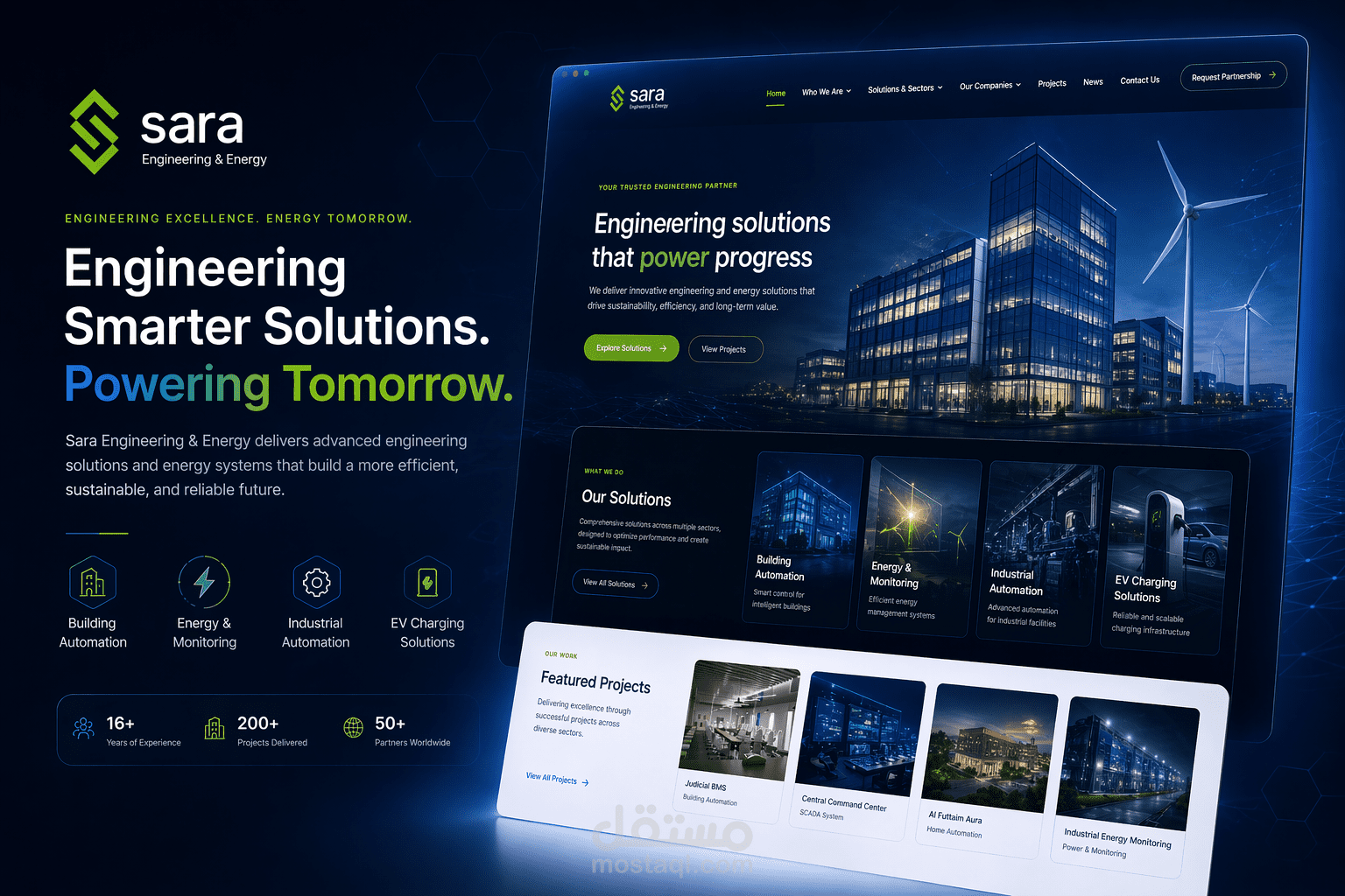 Corporate Website for Engineering & Energy Company