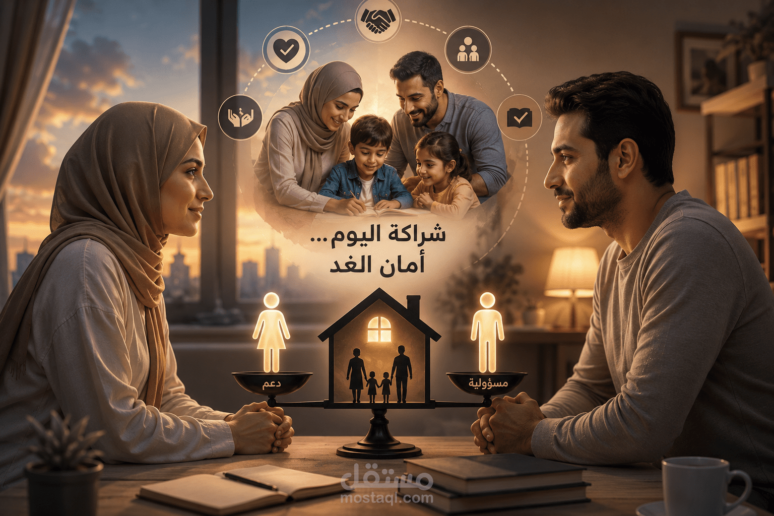 الأسرة بين المسؤولية والشراكة