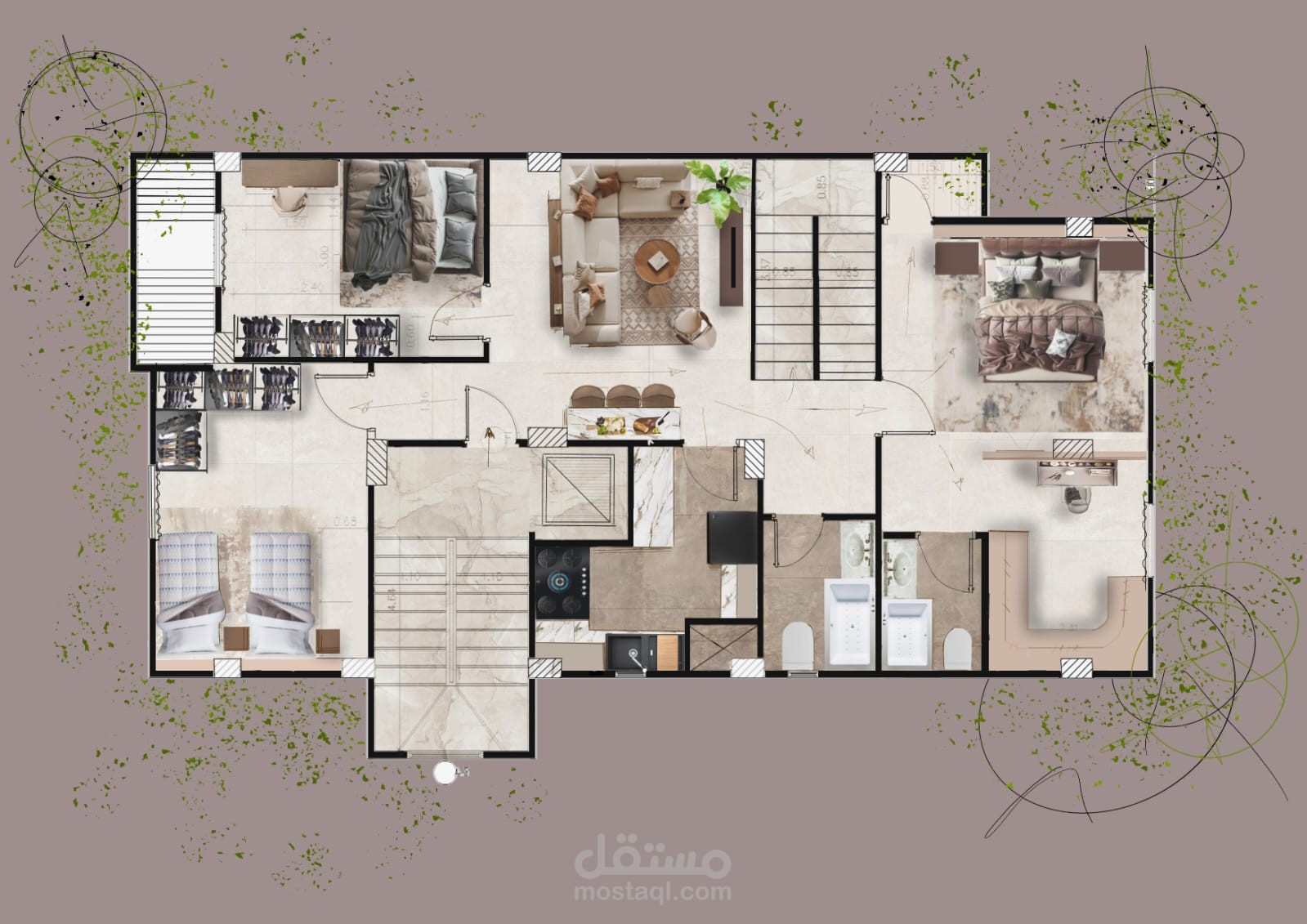 تصميم داخلي _ تصميم مخططات