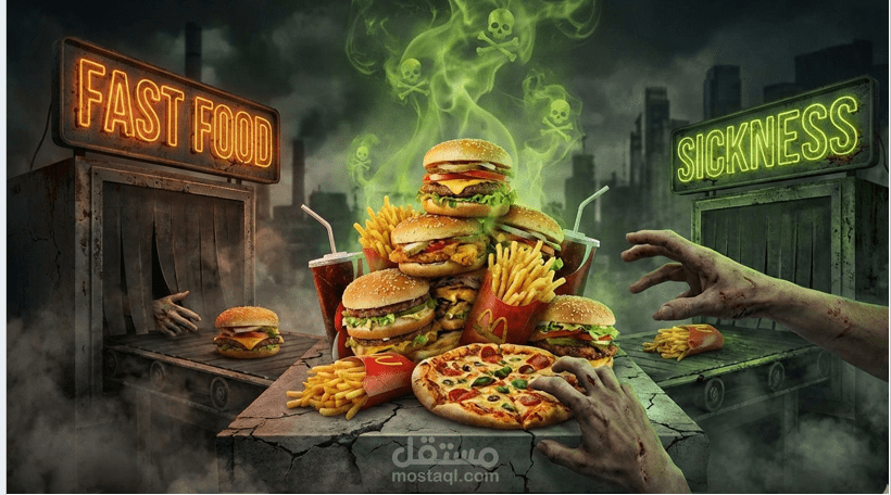 بوربوينت fast food