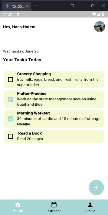 A simple Flutter To-Do app using Hive for local storage