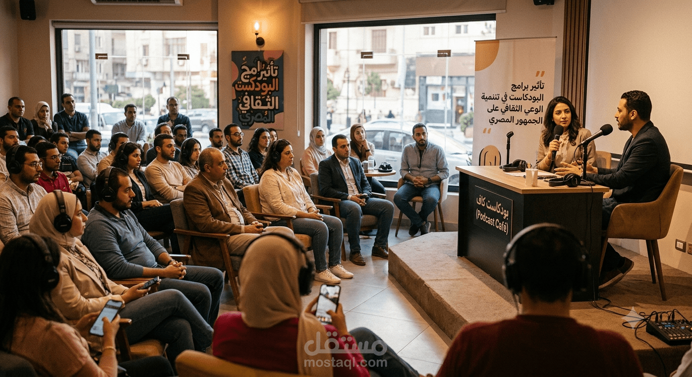 تأثير_برامج_البودكاست_في_تنمية_الوعي_الثقافي_على_الجمهور_المصري