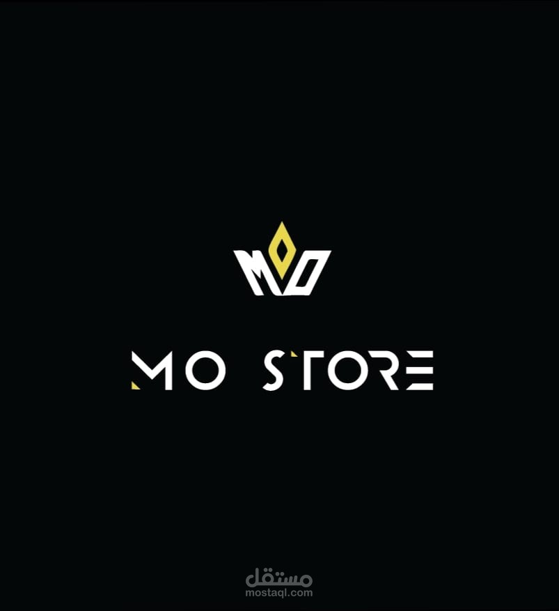 شعار لمحل ملابس Mo Store
