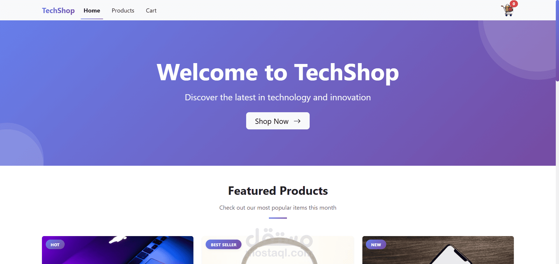 سأطور موقع ويب احترافي وسريع باستخدام React.js