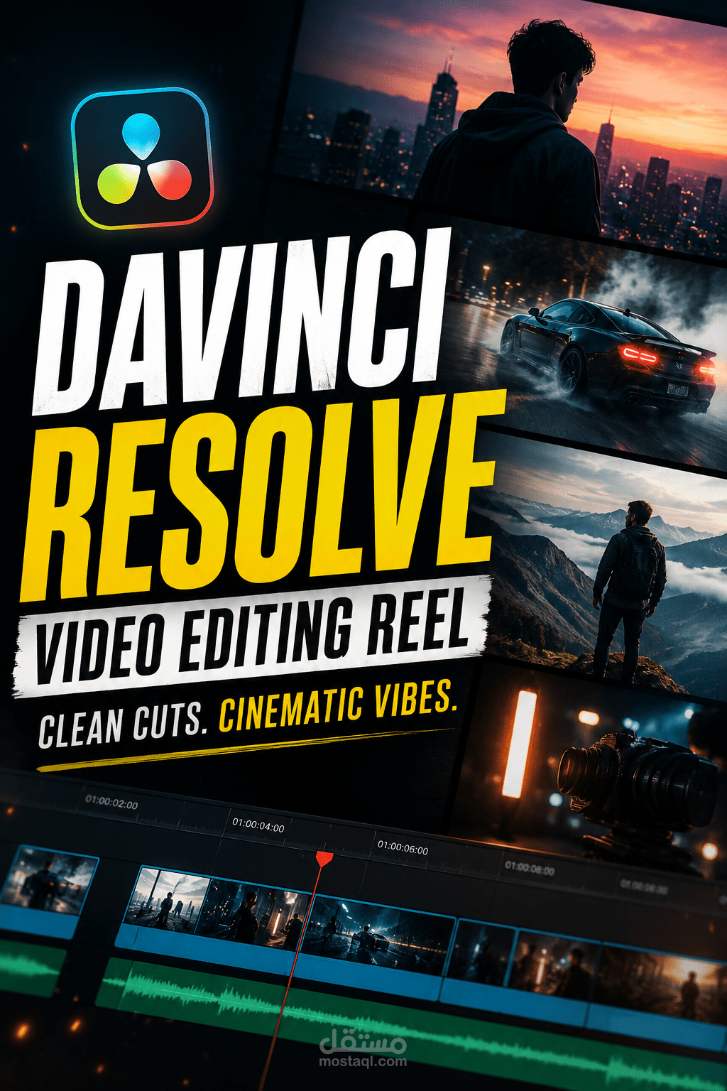 DaVinci Resolve Video Editing Reel | Clean Cinematic Edits