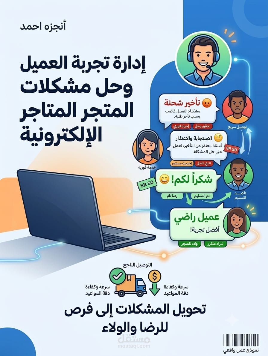 إدارة تجربة العميل وحل مشكلات المتاجر الإلكترونية