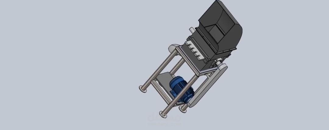 تصميم ماكينة فرم الخشب علي برنامج solidworks