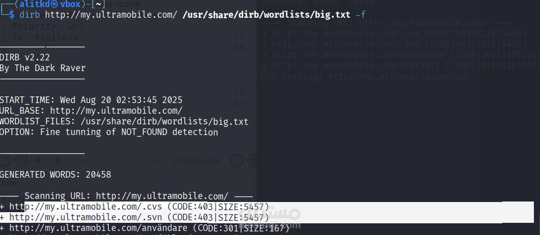 Exposed .cvs, .svn, and /secret/ directories leading to potential information disclosure
