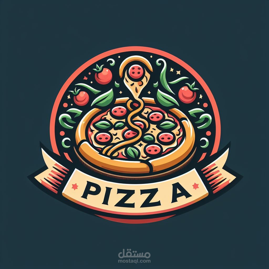pizza logo design