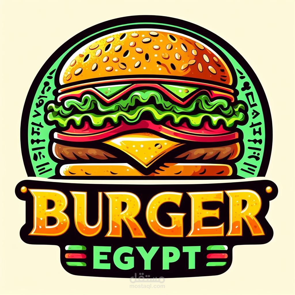 تصميم شعار للبرجر
