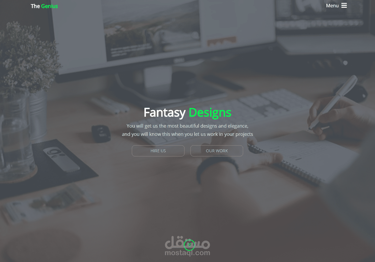 UI / UX Genius Website
