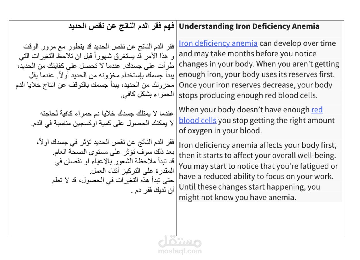 نموذج ترجمة طبية متخصصة (من الإنجليزية إلى العربية).