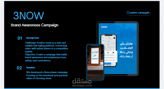حملة إعلانية إبداعية – 3NOW