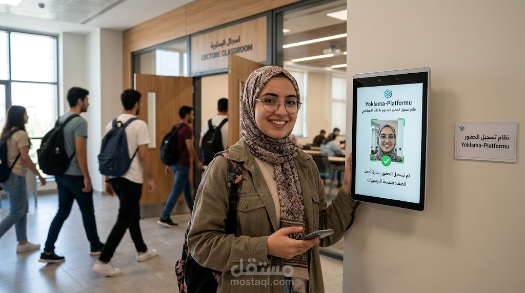 نظام تسجيل الحضور المدعوم بالذكاء الاصطناعي