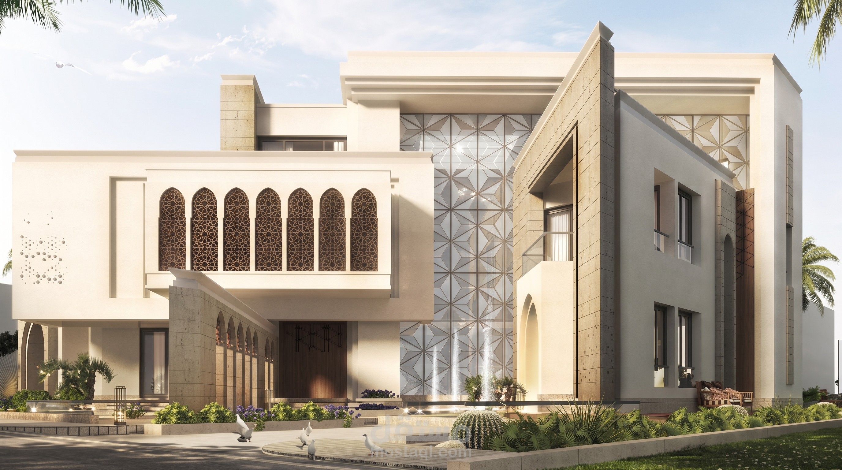 تصميم أنماط Ceramic Frit للواجهات الزجاجية